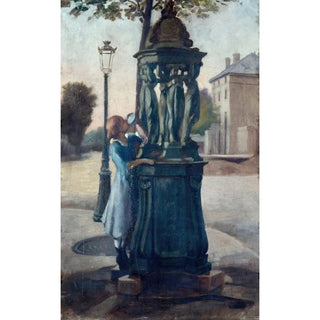 Andr Gill - Une fontaine Wallace.webp