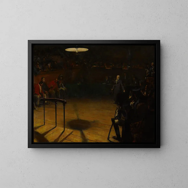 Jean Valjean davanti alla corte d'assise di Arras - André Victor Édouard Devambez — quadro incorniciato alla parete