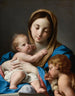 La Vierge à l'Enfant avec saint Jean-Baptiste - Andrea Casali — vista dell’opera