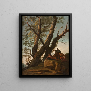 Andrea Locatelli - Landscape with Soldiers and Peasants.webp