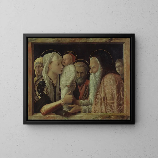 La Presentazione - Andrea Mantegna — quadro incorniciato alla parete