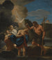 Il battesimo di Cristo - Andrea Sacchi — vista dell’opera