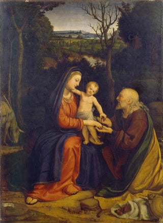 Andrea Solario - The Rest on The Flight into Egypt.webp