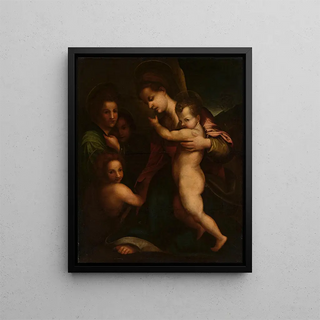 Andrea del Sarto - Madonna with Child Jesus and St John.webp