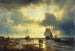 Le Reflux - Andreas Achenbach — vista dell’opera
