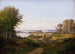 Vista sulla collina con il castello di Skanderborg, Jutland, e il memoriale a Federico VI - Andreas Juuel — vista dell’opera