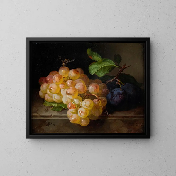 Natura morta con ape - Andreas Lach — quadro incorniciato alla parete