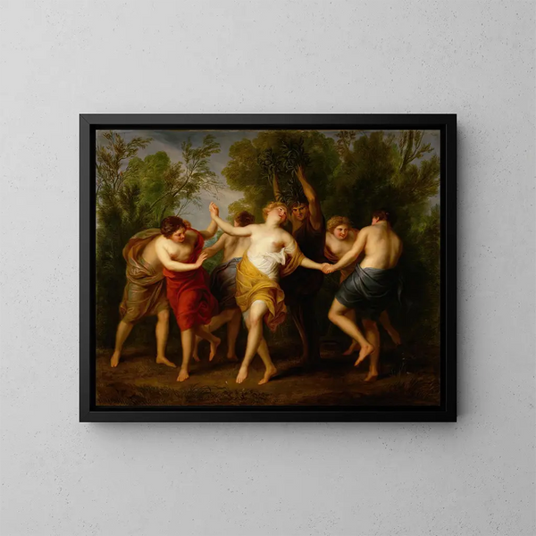 Trasformazione di Apuleio in un albero - Andries Cornelis Lens — quadro incorniciato alla parete