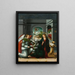 Annunciazione - Andrés de Melgar — quadro incorniciato alla parete