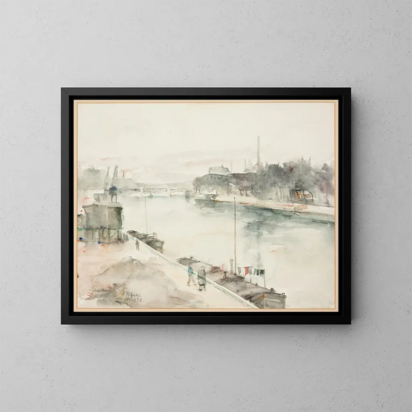 Vista di Parigi - Andrus Johani — quadro incorniciato alla parete