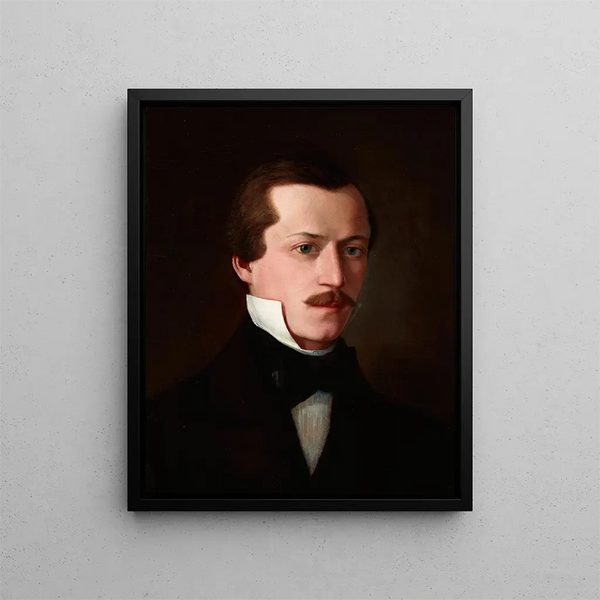 Ritratto di Adolf Poller - Andrzej Bronisław Grabowski — quadro incorniciato alla parete