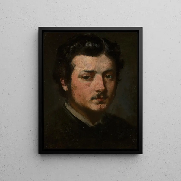 Autoritratto - Andrzej Bronisław Grabowski — quadro incorniciato alla parete