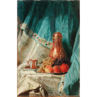 Andrzej Jerzy Mniszech - Still life with a chocolatier.webp