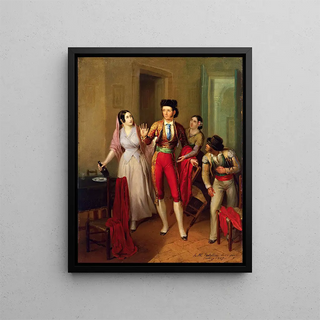 Angel Mara Cortellini Hernndez - Francisco Montes Paquiro before a Bullfight The Bullfighters Farewell.webp