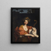 Sibylle di Cuma da quello del Dominiquin - Angelica Kauffman — quadro incorniciato alla parete
