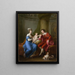 Edward Smith Stanley, dodicesimo conte di Derby, con la sua prima moglie, Lady Elizabeth Hamilton, e il loro figlio Edward Smith Stanley - Angelica Kauffman — quadro incorniciato alla parete