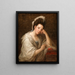 Ritratto della signora Helen Dorothea Daniel - Angelica Kauffman — quadro incorniciato alla parete