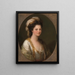 Ritratto di una donna tradizionalmente identificata come Lady Hervey - Angelica Kauffman — quadro incorniciato alla parete