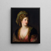 Donna in abito turco - Angelica Kauffman — quadro incorniciato alla parete