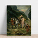Riproduzione del dipinto Angélique e Médor ferito - Eugène Delacroix