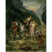 Riproduzione del dipinto Angélique e Médor ferito - Eugène Delacroix