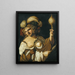 Omphale - Angelo Caroselli — quadro incorniciato alla parete