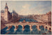 Il Ponte al Cambio, il Palazzo della Conciergerie e la Senna verso l'attuale 1° arrondissement - Angelo Garbizza — vista dell’opera