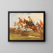 Cavaliere in primavera - Angelo Jank — quadro incorniciato alla parete