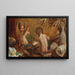 Allégorie della Pittura - Angelo Trentin — quadro incorniciato alla parete