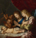 Angeli adoranti il Cristo addormentato - Jacques Stella — vista dell’opera