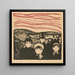 Angoscia - Edvard Munch — quadro incorniciato alla parete