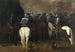 Cavalerie in un paesaggio notturno - Aniello Falcone — vista dell’opera