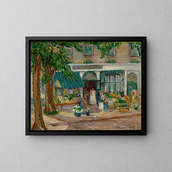 Mercato di Ketchopolus, Rockport, Massachusetts - Ann Brockman — quadro incorniciato alla parete