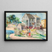 Paesaggio - Ann Brockman — quadro incorniciato alla parete