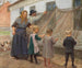 I reti da pesca sono riparati - Anna Ancher — vista dell’opera