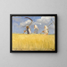 I mietitori - Anna Ancher — quadro incorniciato alla parete