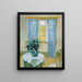 Interno con clematide - Anna Ancher — quadro incorniciato alla parete