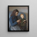 La lezione è rivista - Anna Ancher — quadro incorniciato alla parete