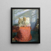 Mme Ane Brøndum nella camera blu - Anna Ancher — quadro incorniciato alla parete