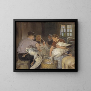 Anna Ancher - Plucking the Geese.webp