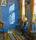 La luce del sole nella stanza blu - Anna Ancher — vista dell’opera