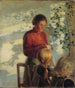 Due bambine che imparano a cucire - Anna Ancher — vista dell’opera
