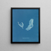 Asperococcus turneri - Anna Atkins — quadro incorniciato alla parete