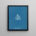 Callithamnion brodii - Anna Atkins — quadro incorniciato alla parete