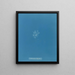 Callithamnion thuyoides - Anna Atkins — quadro incorniciato alla parete