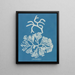 Codium tomentosum - Anna Atkins — quadro incorniciato alla parete
