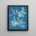 Delesseria sanguinea - Anna Atkins — quadro incorniciato alla parete
