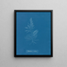 Dichloria viridis - Anna Atkins — quadro incorniciato alla parete