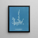 Ectocarpus landsburghii - Anna Atkins — quadro incorniciato alla parete