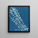 Fucus nodosus - Anna Atkins — quadro incorniciato alla parete